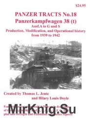 Panzerkampwagen 38 (t) Ausf.A to G and S (Panzer Tracts No.18)