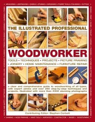 The Illustrated Professional Woodworker: Tools, Picture Framing, Joinery, Home Maintenance, Furniture Repair, With Expert Advice And Over 260 Step-By-