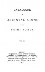 Catalogue of Oriental Coins in the British Museum, Volume 03-04