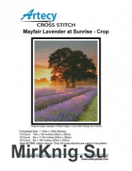 Artecy Cross Stitch - Mayfair Lavender at Sunrise
