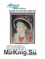 Artecy Cross Stitch - Portrait of a Girl with a Blue Hat