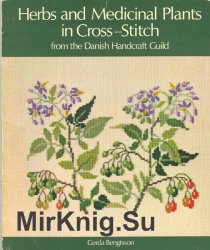 Herbs and medicinal plants in cross-stitch