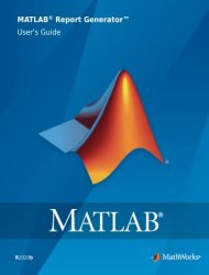 MATLAB Report Generator Users Guide 2020