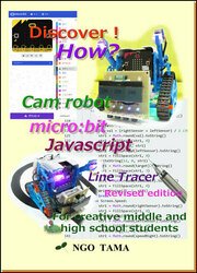 Cam robot micro:bit Javascript: Line tracer, Second edition