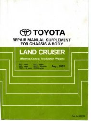 Toyota Repair Manual RM315E