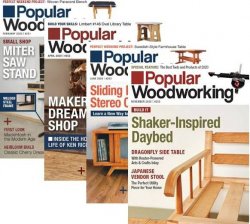 Popular Woodworking - 2020 Full Year Issues Coillection