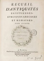 Recueil d'antiquites egyptiennes, etrusques grecques, romaines et gauloises .2