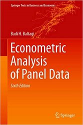 Econometric Analysis of Panel Data 6th Edition