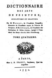 Dictionnaire des arts de peinture, sculpture et gravure. T.4