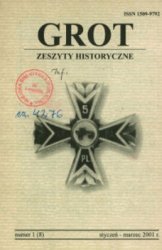 Grot. Zeszyty Historyczne  8 (1/2001)