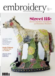 Embroidery Magazine - July/August 2016