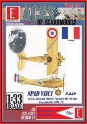 SPAD 7C1 de Sevin (ecardmodel exclusives)