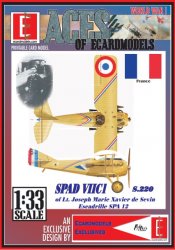  SPAD 7C1 de Sevin [ecardmodel exclusives]