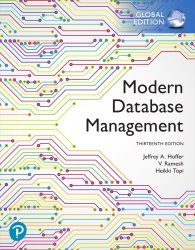 Modern Database Management, 13th Edition, Global Edition