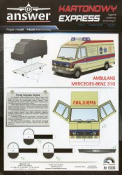 Ambulans Mercedes-Benz 310 [Kartonowy Express № E006 (6/2021)]