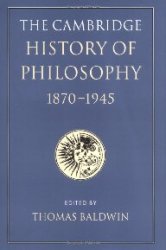 The Cambridge History of Philosophy 18701945