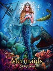 Colormood books Fantasy mermaids coloring book
