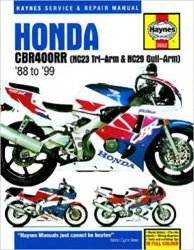 H3552 Haynes Honda CBR400RR Fours 1988-1999 Motorcycle Repair Manual
