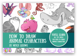 How to draw animal characters