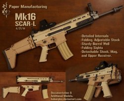    Mk16 SCAR-L (Paper Manufacturing)