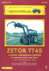   Zetor 7745    QUICKE (Agromodels 021)