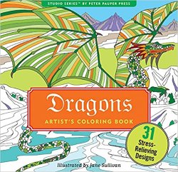 Dragons Adult Coloring Book