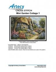 Artecy Cross Stitch - Mini Garden Cottage 1