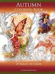 Autumn Coloring Book: 25 Images to Color