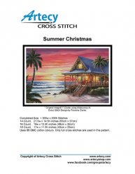 Artecy Cross Stitch - Summer Christmas