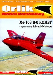 - Messerschmitt Me-163 B-0 Komet  & Ciagnik (Orlik 019) +  Walter HWK