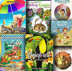 Summer Coloring Books