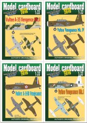  - Vultee A-35 Vengeance (Model Cardboard)