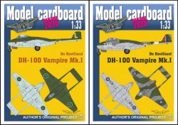  De Havilland DH-100 Mk.1 (Model  Cardboard)